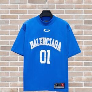 Balenciaga Classic Short-Sleeve Blue